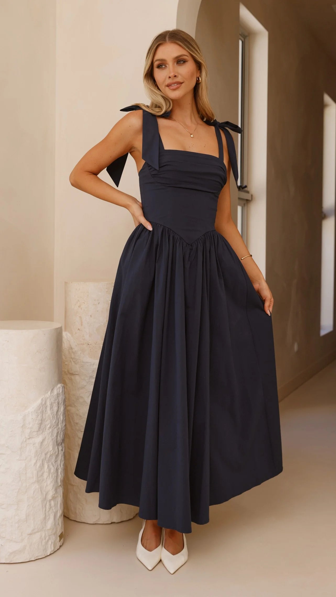 Haisley Maxi Dress - Navy