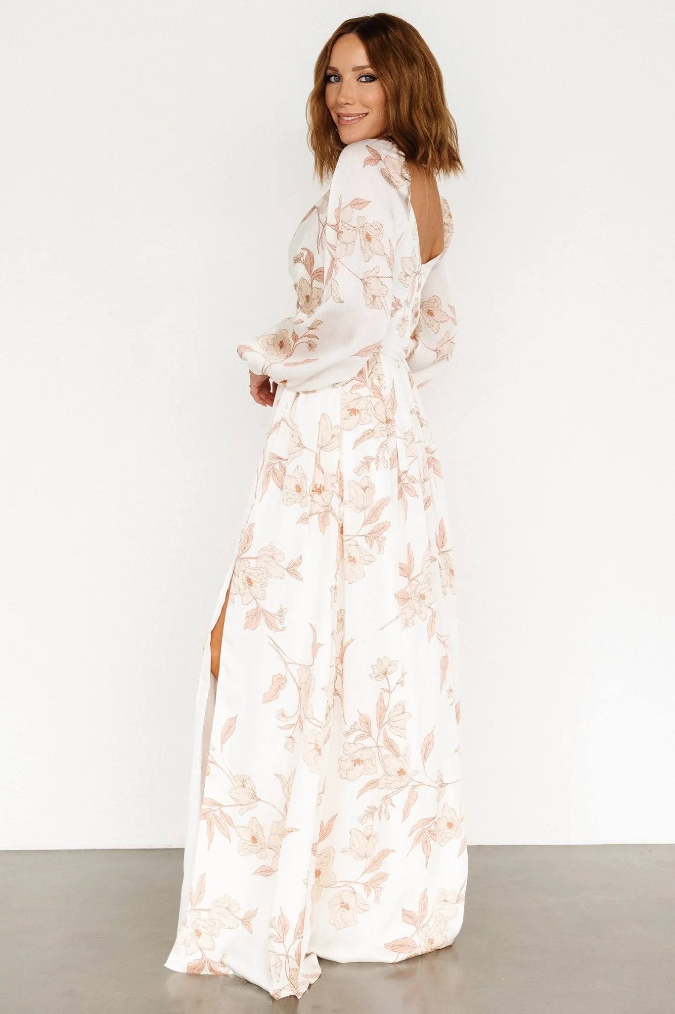 Tristan Maxi Dress | White Floral