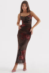 Nalini-Printed Maxi Dress