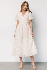 Edwina Lace Dress | Vintage Cream